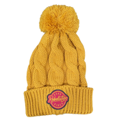 Good Vibes Mustard Patch Beanie