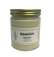 Sandalwood Scented Soy Wax Candle