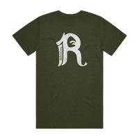 R Text Tee (Olive)