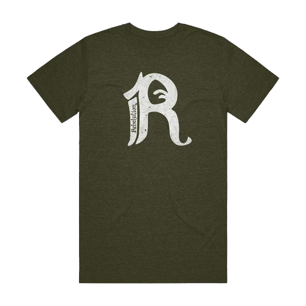 R Text Tee (Olive)