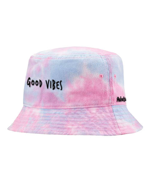 Good Vibes Dyed Bucket Hat